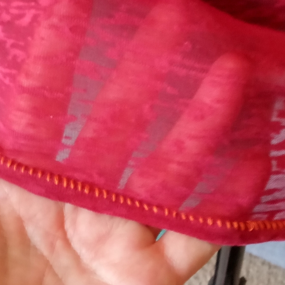 G for her By Alyssa Milano Virginia Tech Pride Hokies Shirt Maroon Orang… - Picture 10 of 12